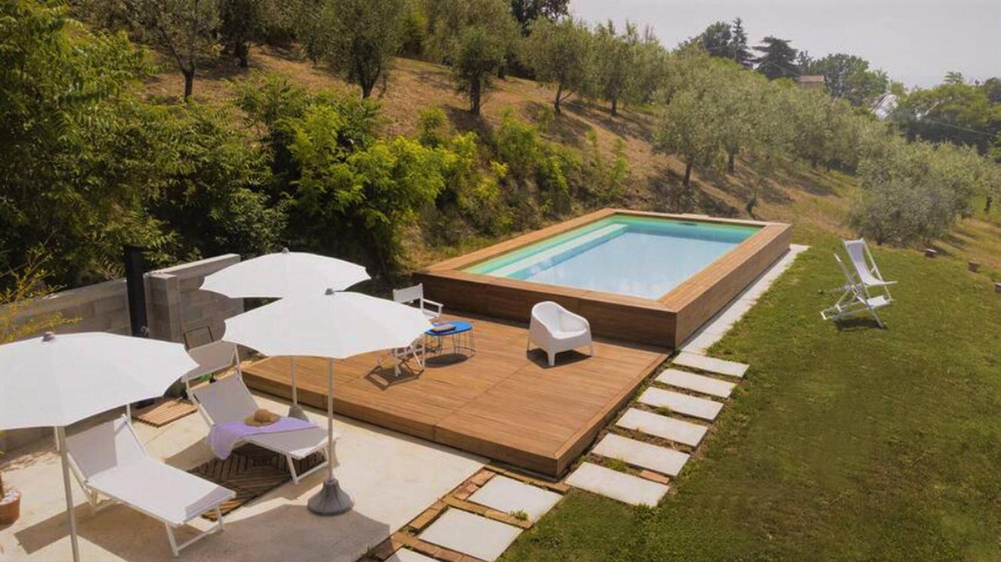Borgo Calbianco - Private House With Pool & Airco Villa Cerreto Castello Exterior photo